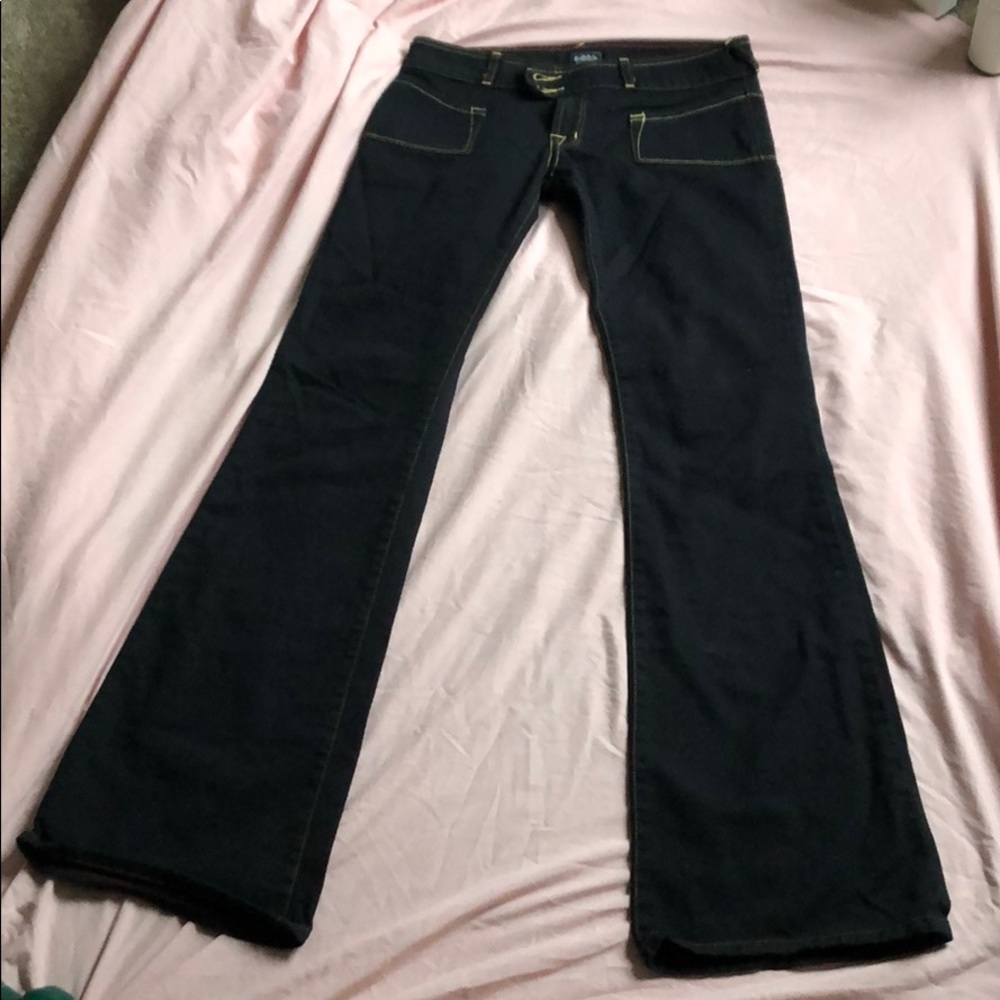 Very low riding flare VonDutch pants
